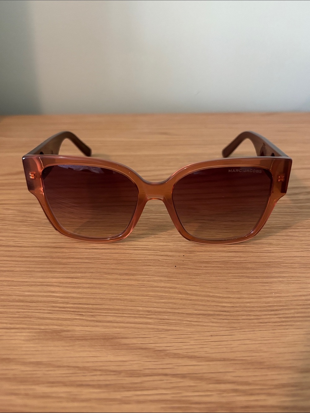 Marc Jacobs Amber Brown Square-Frame Sunglasses